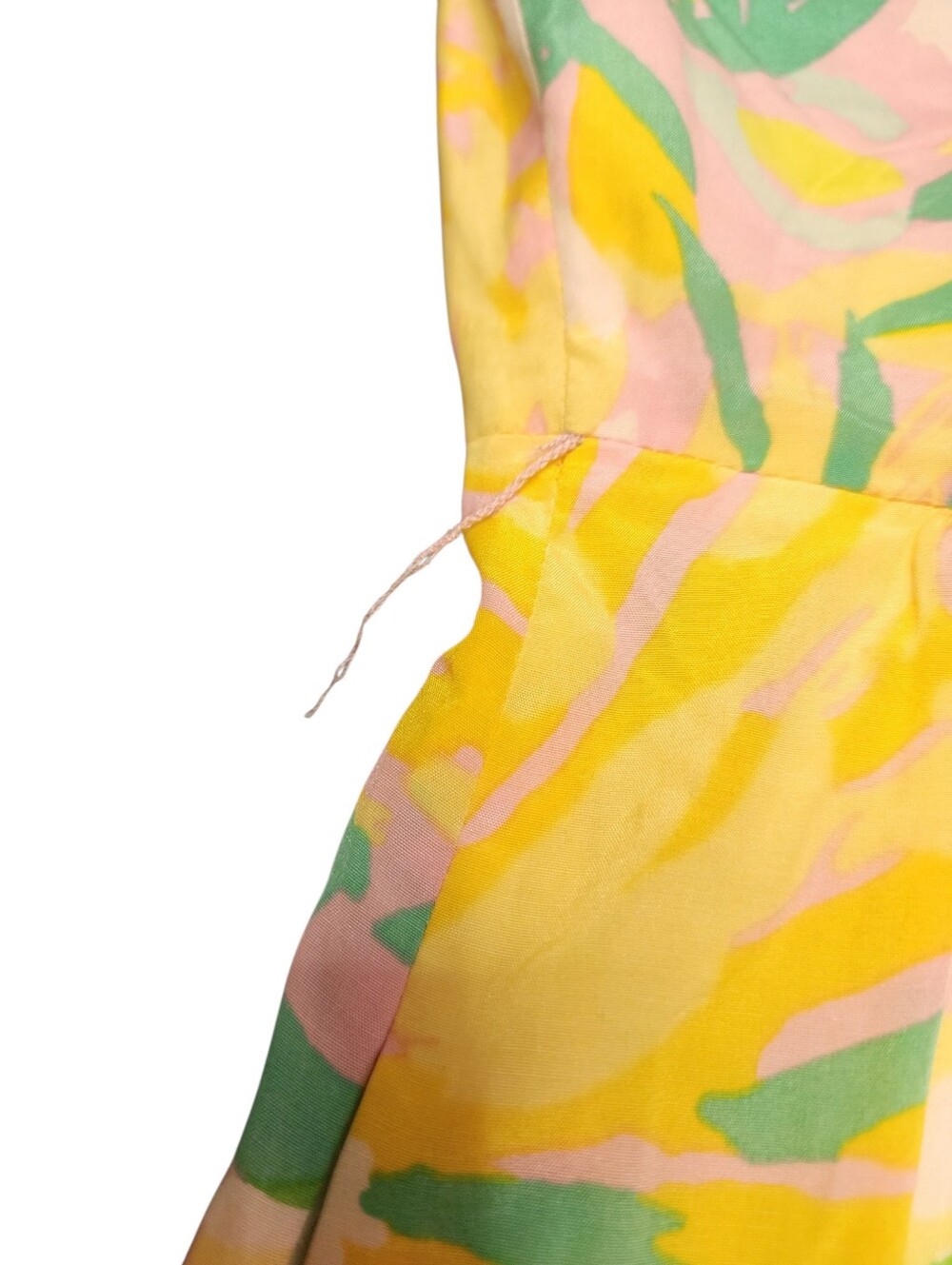 Lilly Pulitzer Silk Cotton Pastel Floral Belted Shirt Dress Size 8 - Picture 11 of 11